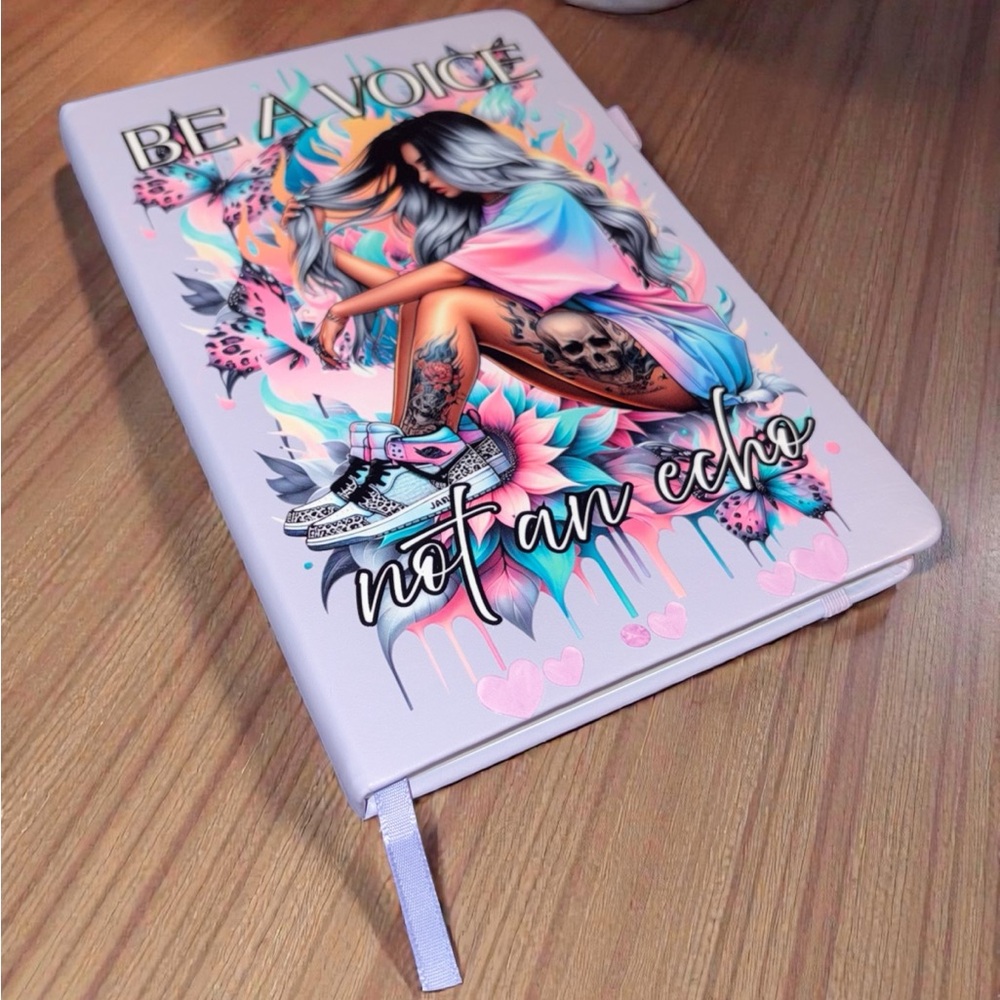 Purple Vibrant Inspirational Notebook